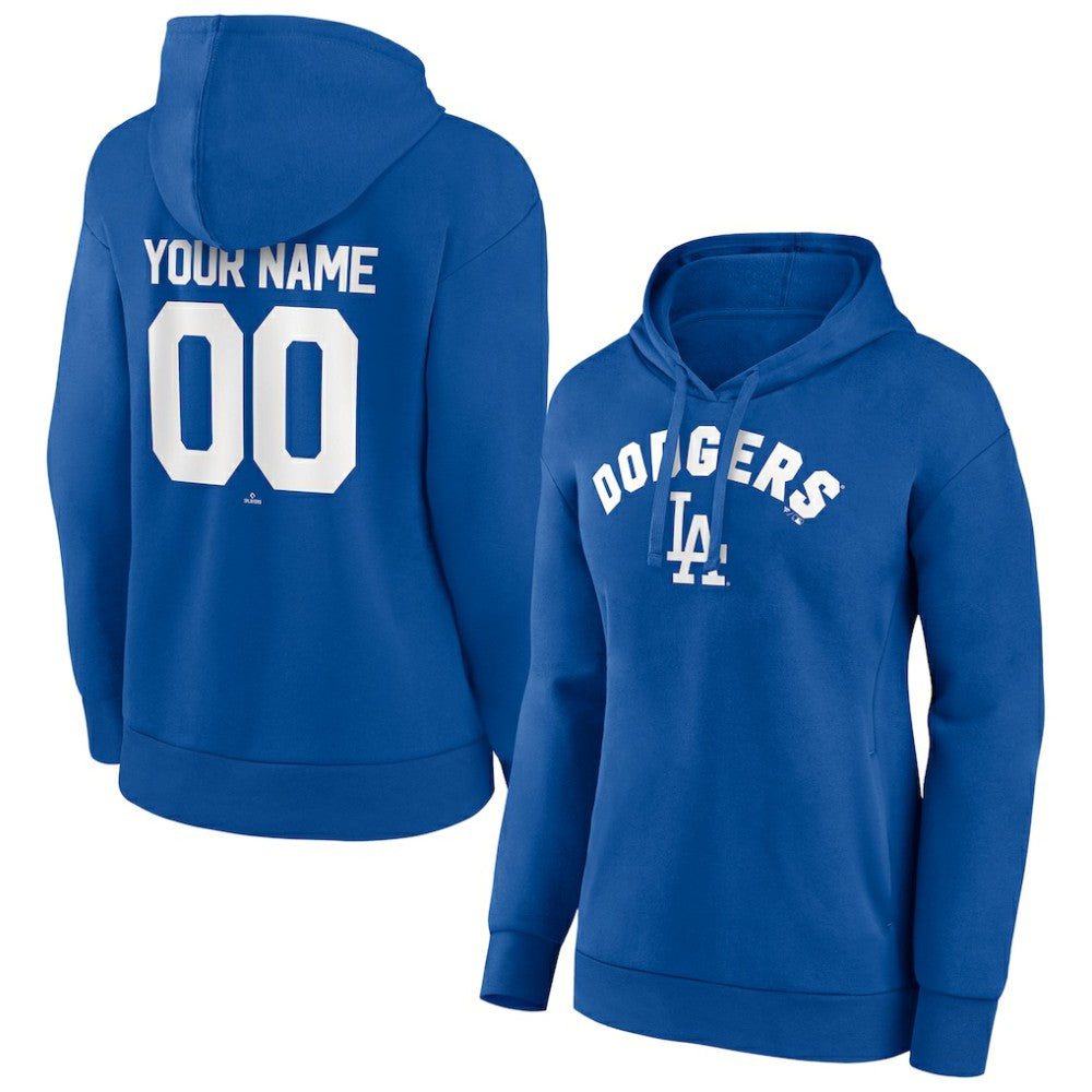 MLB Los Angeles Dodgers Women's Personalized Team Winning Streak Pullover Hoodie