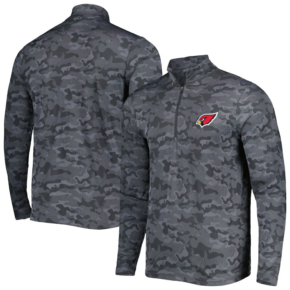 Antigua Brigade Quarter-Zip Sweatshirt - Arizona Cardinals