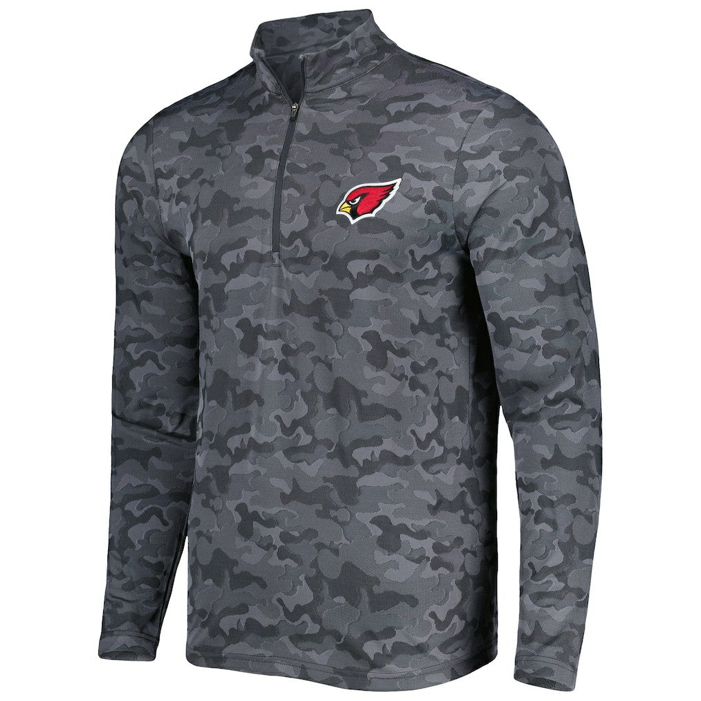 Antigua Brigade Quarter-Zip Sweatshirt - Arizona Cardinals