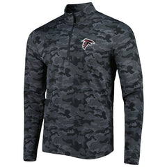 Antigua Brigade Quarter-Zip Sweatshirt - Atlanta Falcons