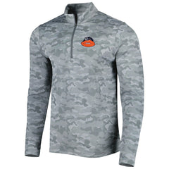 Antigua Brigade Throwback Quarter-Zip Top - Chicago Bears