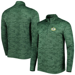 Antigua Brigade Quarter-Zip Sweatshirt - Green Bay Packers