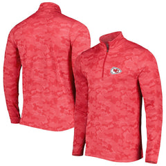 Antigua Brigade Quarter-Zip Sweatshirt - Kansas City Chiefs
