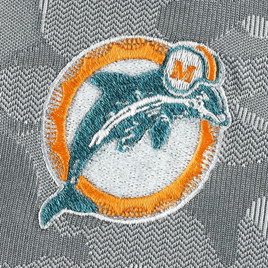 Antigua Brigade Throwback Quarter-Zip Top - Miami Dolphins