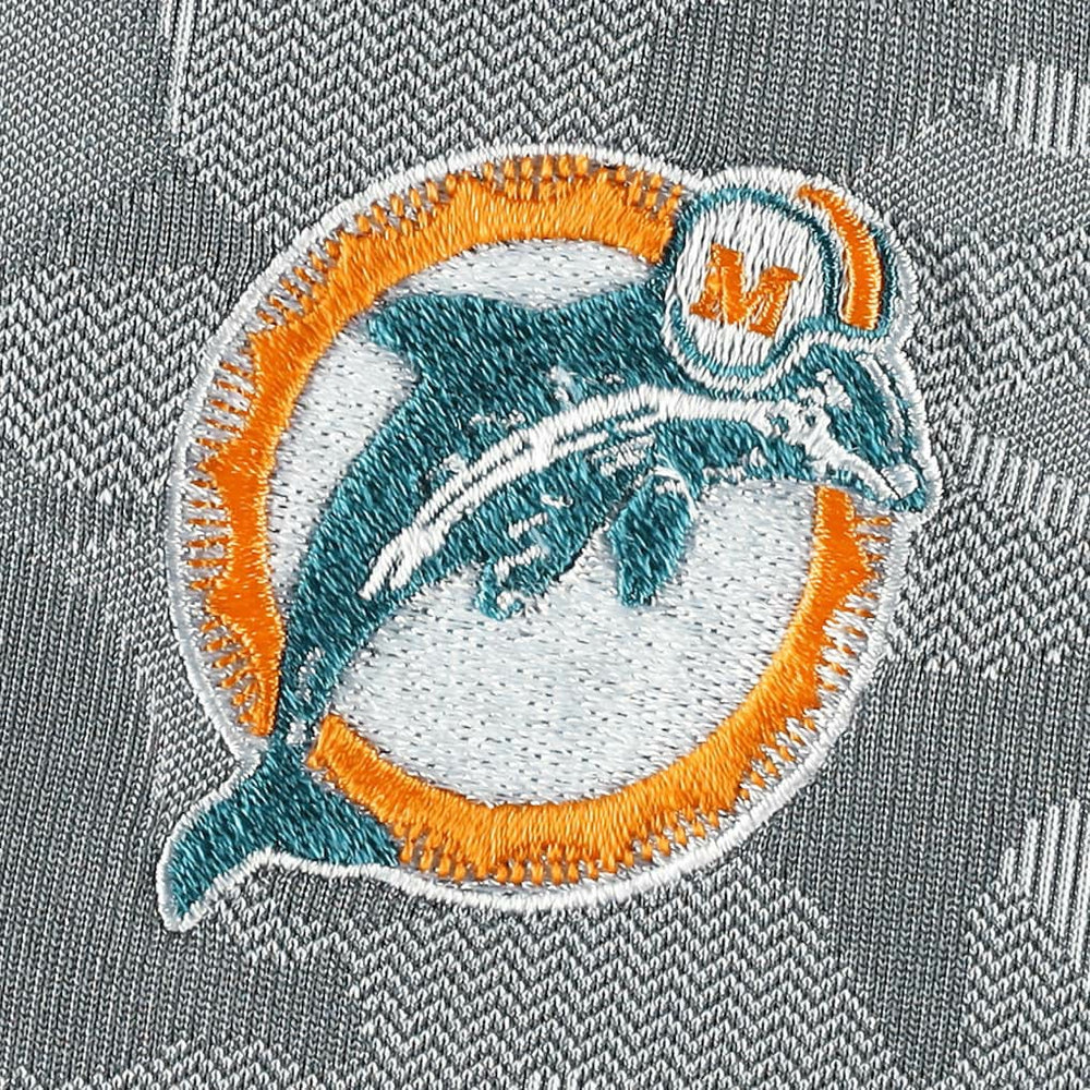 Antigua Brigade Throwback Quarter-Zip Top - Miami Dolphins