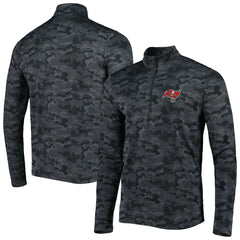 Antigua Brigade Quarter-Zip Sweatshirt - Tampa Bay Buccaneers