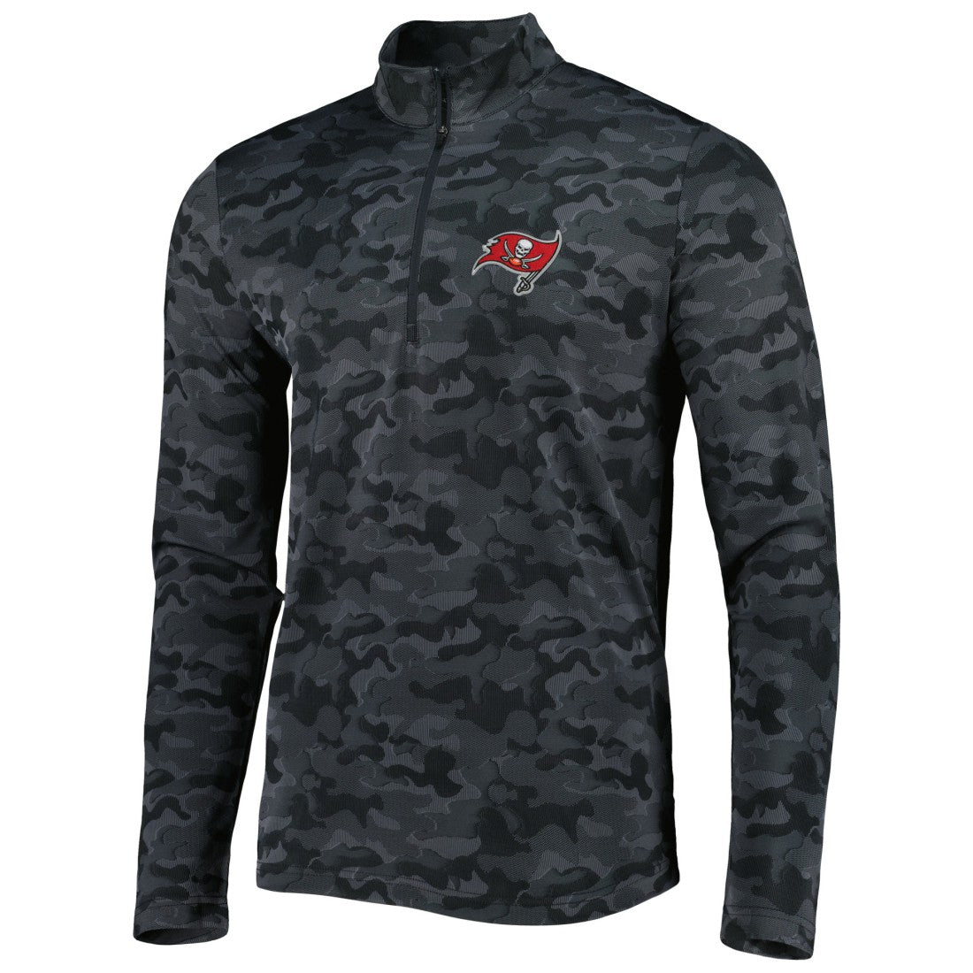 Antigua Brigade Quarter-Zip Sweatshirt - Tampa Bay Buccaneers