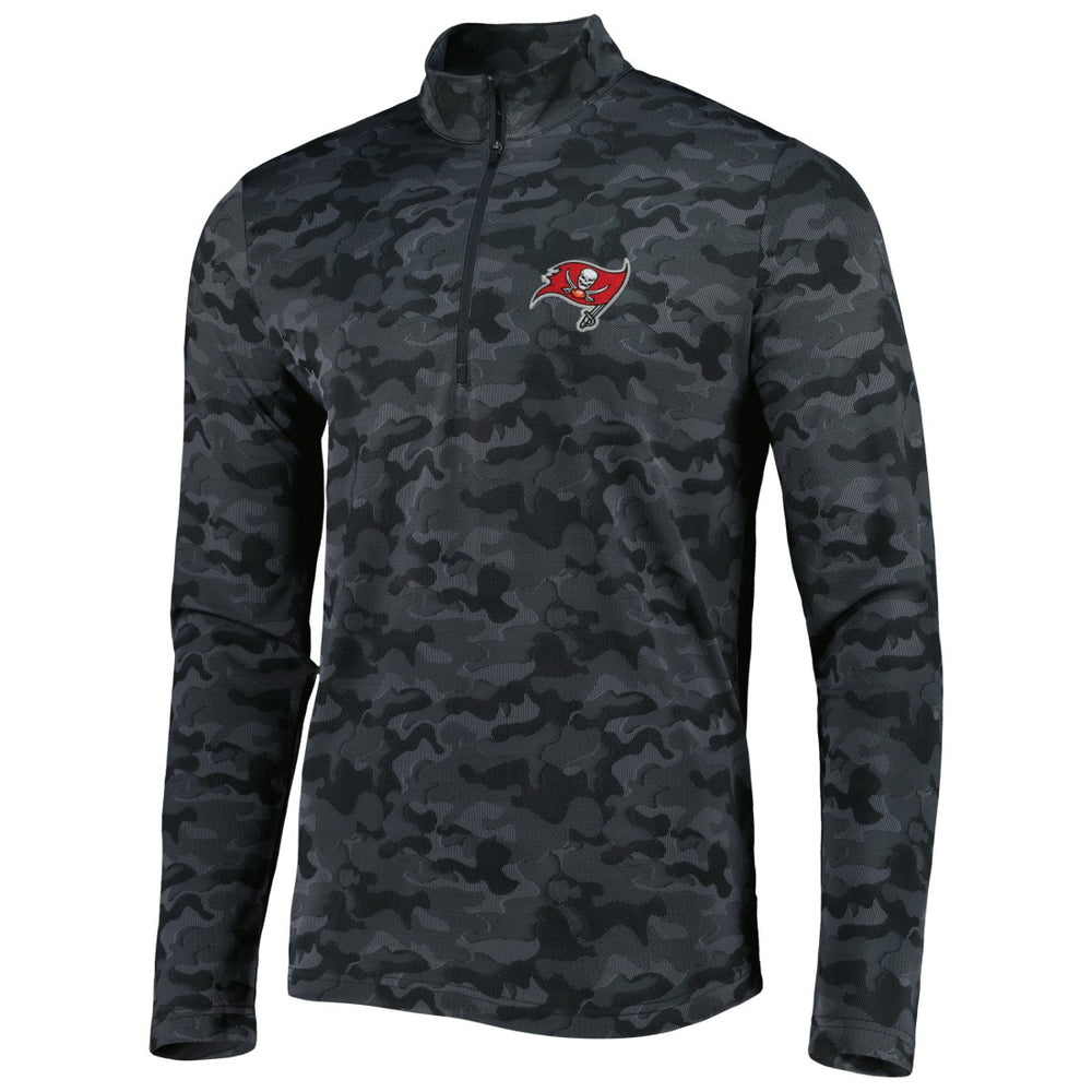 Antigua Brigade Quarter-Zip Sweatshirt - Tampa Bay Buccaneers