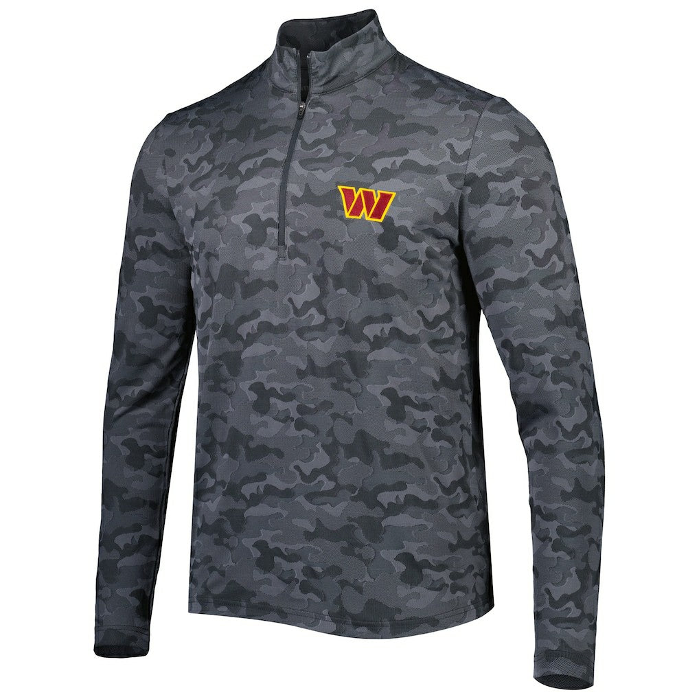 Antigua Brigade Quarter-Zip Sweatshirt - Washington Commanders