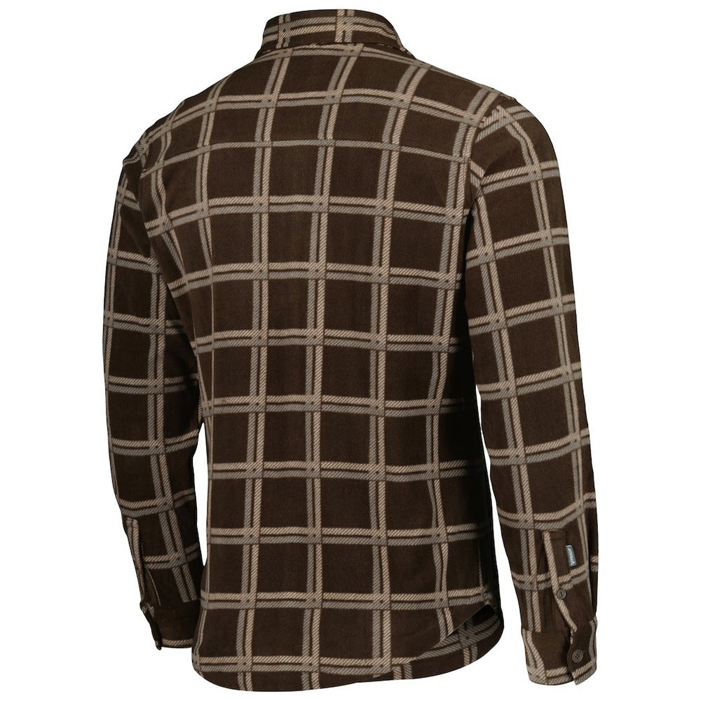 Antigua Industry Flannel Button-Up Shirt Jacket - Cleveland Browns