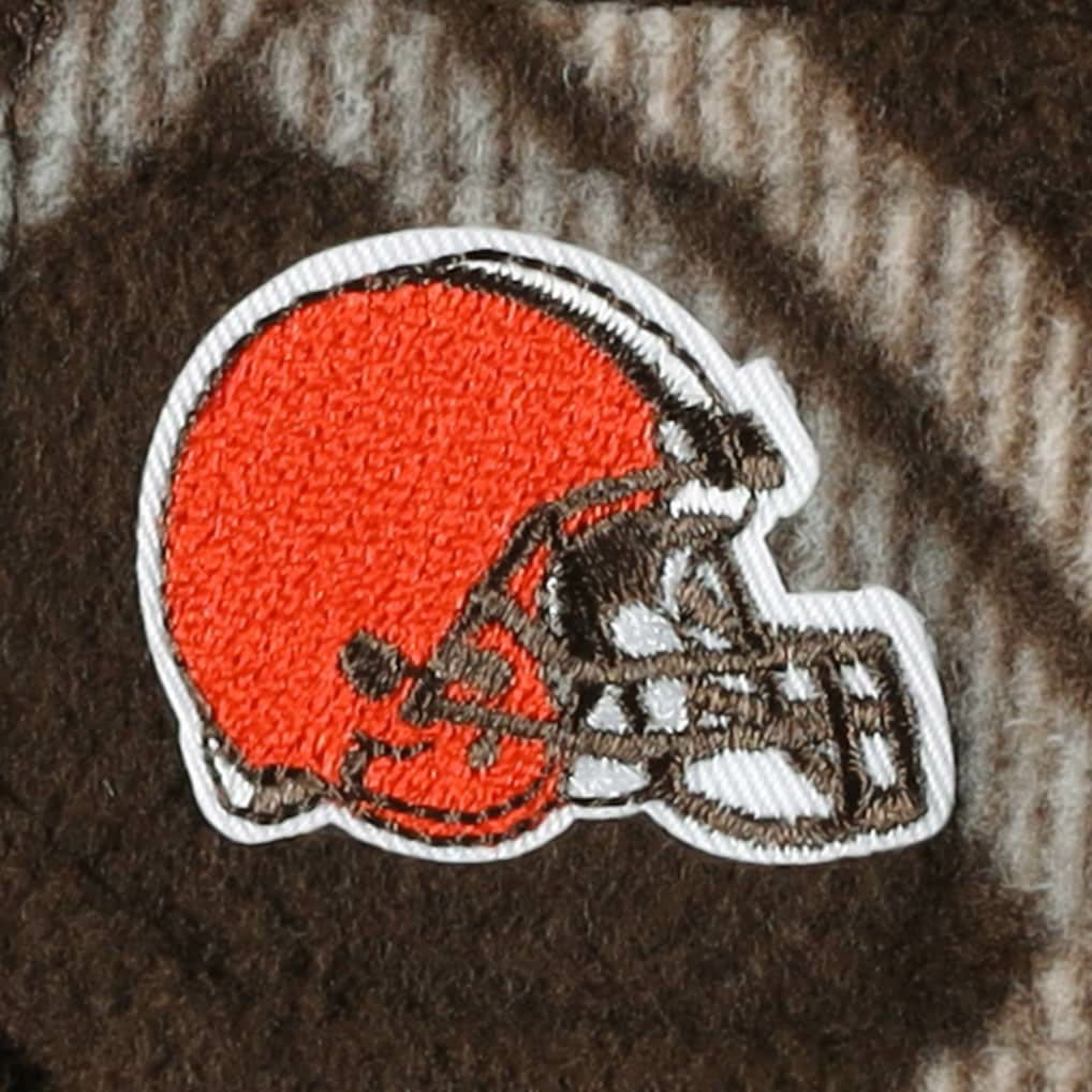 Antigua Industry Flannel Button-Up Shirt Jacket - Cleveland Browns