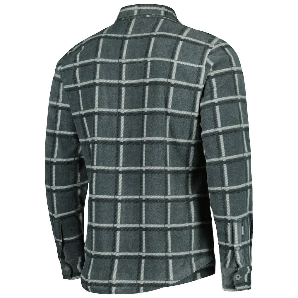Antigua Industry Flannel Button-Up Shirt Jacket - Green Bay Packers