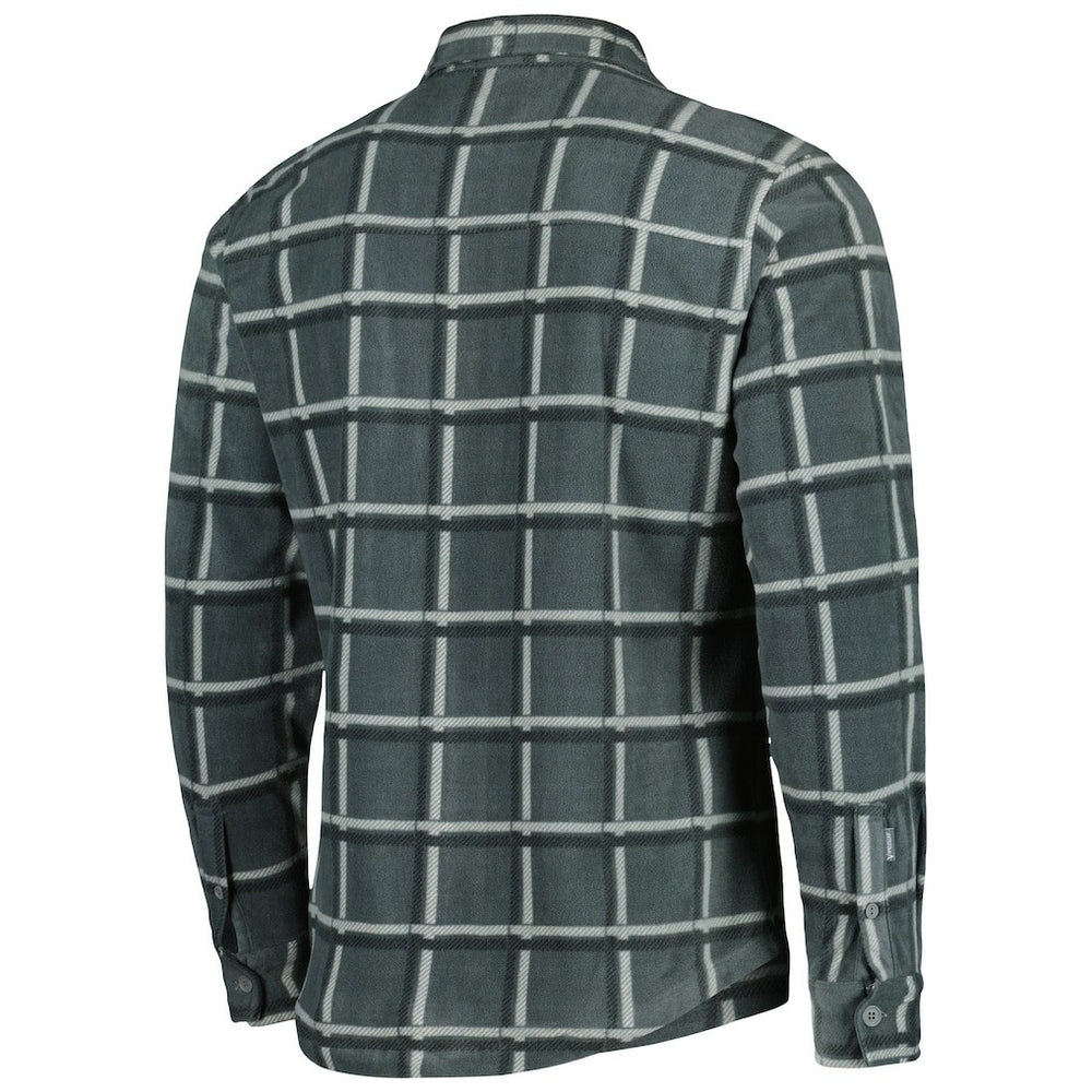 Antigua Industry Flannel Button-Up Shirt Jacket - Green Bay Packers