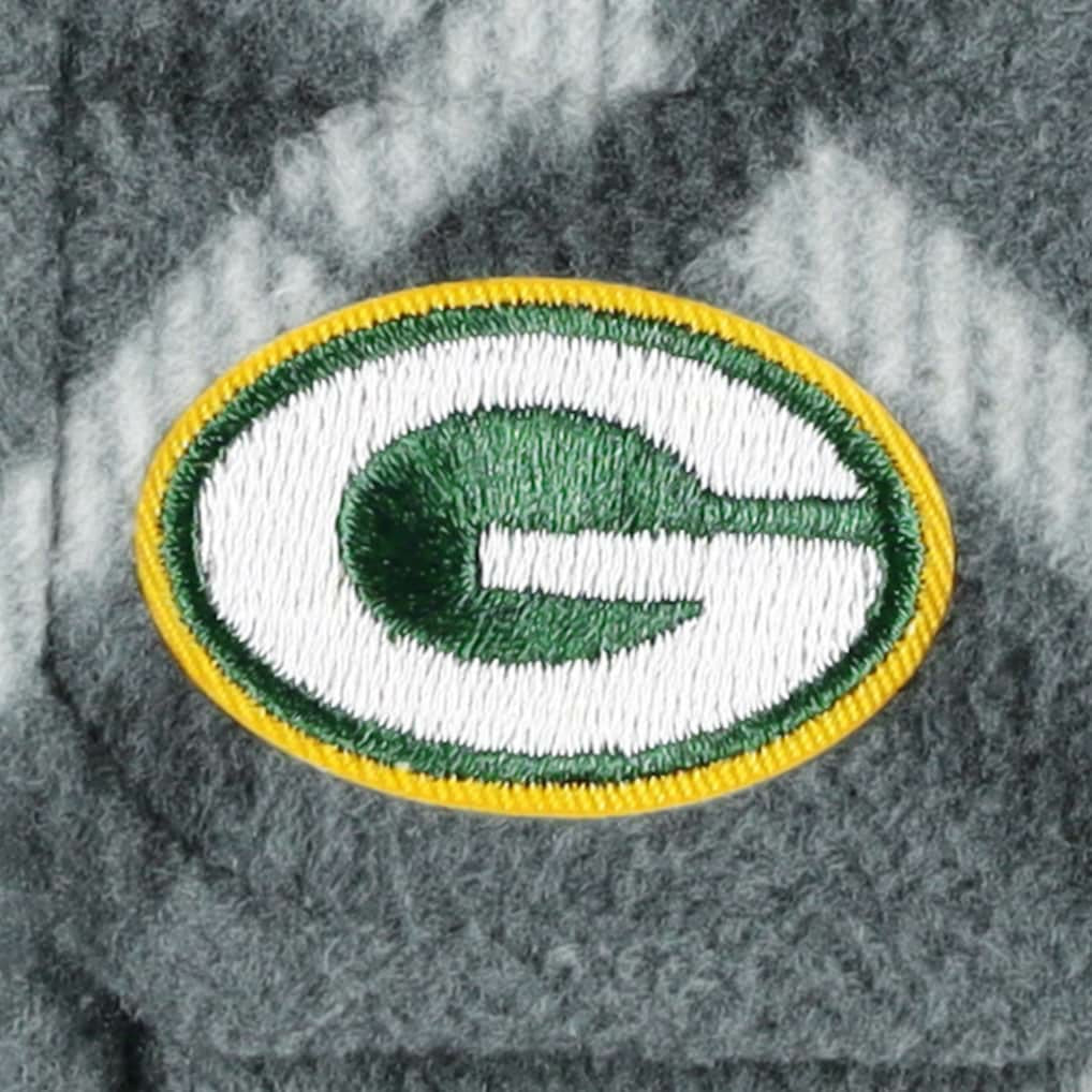 Antigua Industry Flannel Button-Up Shirt Jacket - Green Bay Packers
