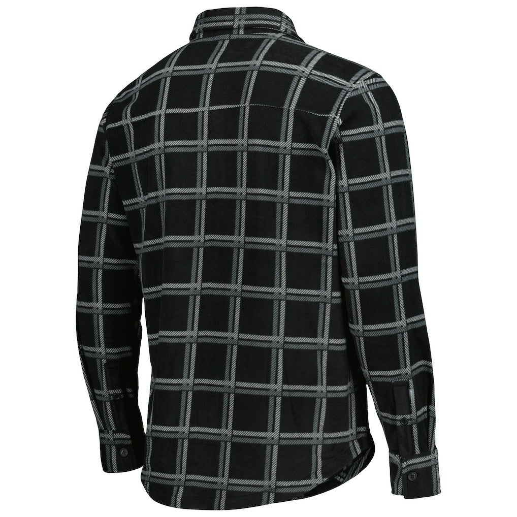 Antigua Industry Flannel Button-Up Shirt Jacket - Las Vegas Raiders