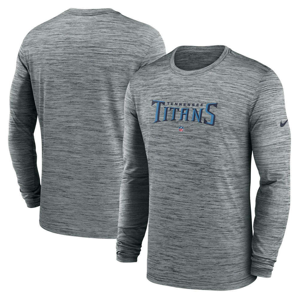 Sideline Team Velocity Performance Long Sleeve T-Shirt - Tennessee Titans