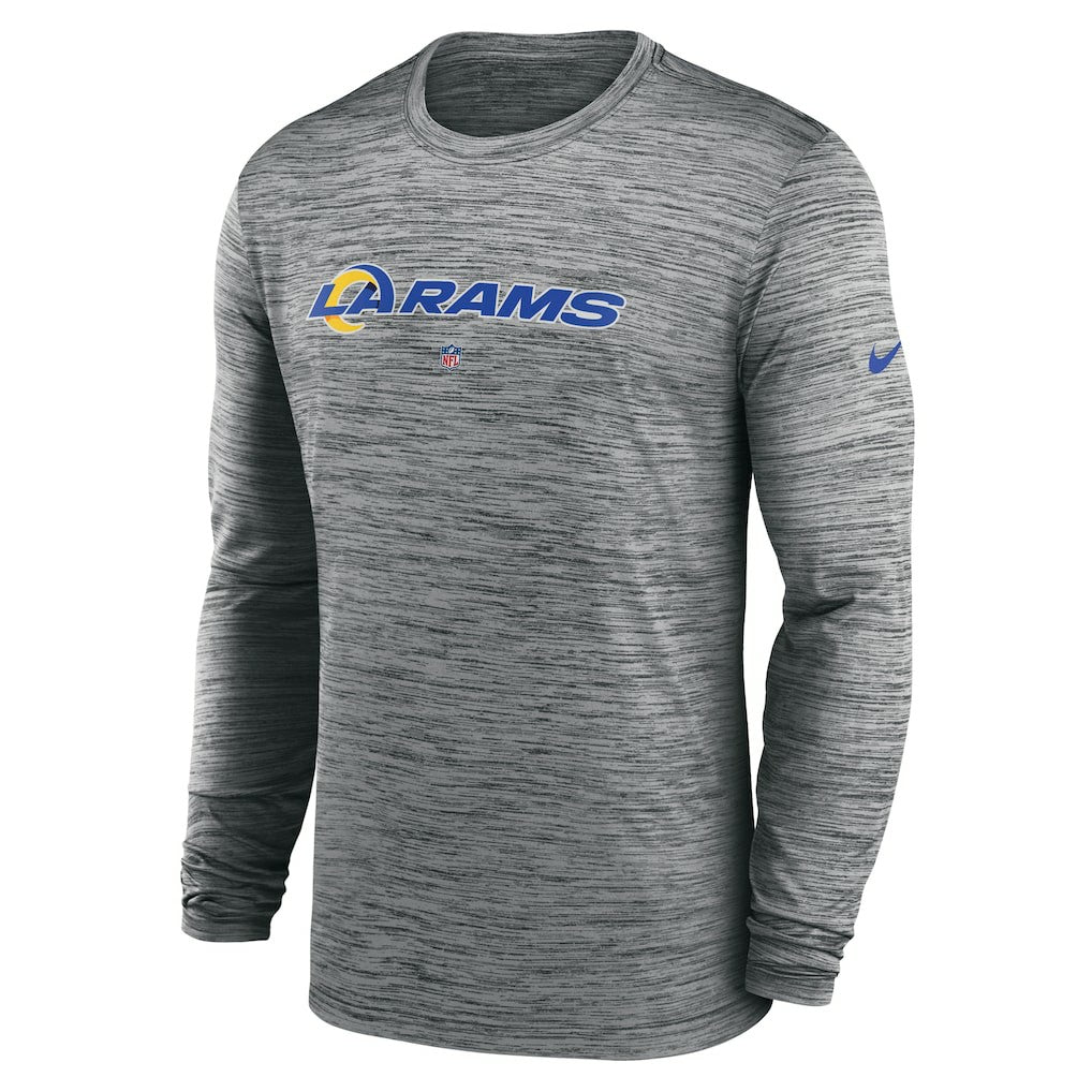 Sideline Team Velocity Performance Long Sleeve T-Shirt - Los Angeles Rams