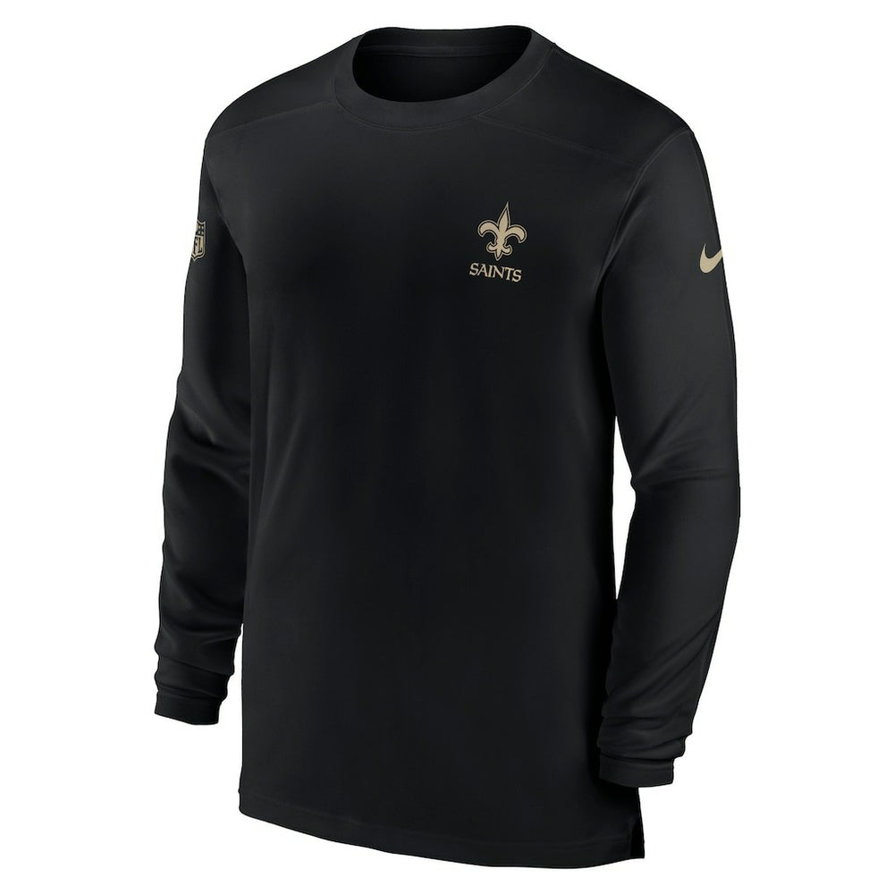 Sideline Coach Performance Long Sleeve T-Shirt - New Orleans Saints