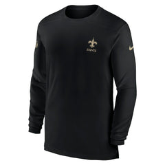 Sideline Coach Performance Long Sleeve T-Shirt - New Orleans Saints
