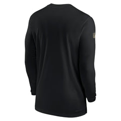 Sideline Coach Performance Long Sleeve T-Shirt - New Orleans Saints