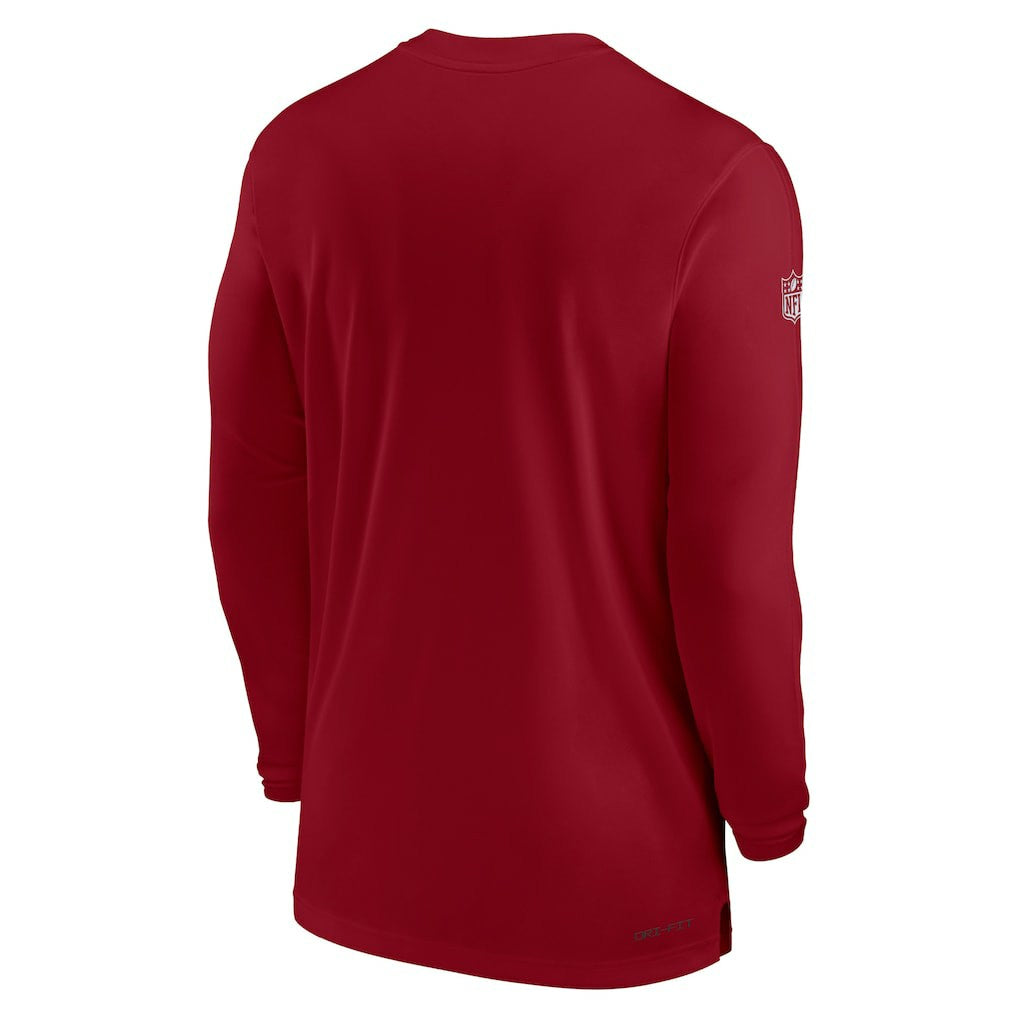 Sideline Coach Performance Long Sleeve T-Shirt - Arizona Cardinals