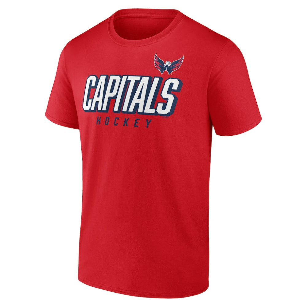NHL Red Washington Capitals Fanatics Wordmark Two-Pack T-Shirt Set
