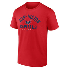 NHL Red Washington Capitals Fanatics Wordmark Two-Pack T-Shirt Set