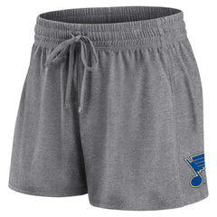 NHL Blue/Gray St. Louis Blues Fanatics Women's Script T-Shirt & Shorts Set