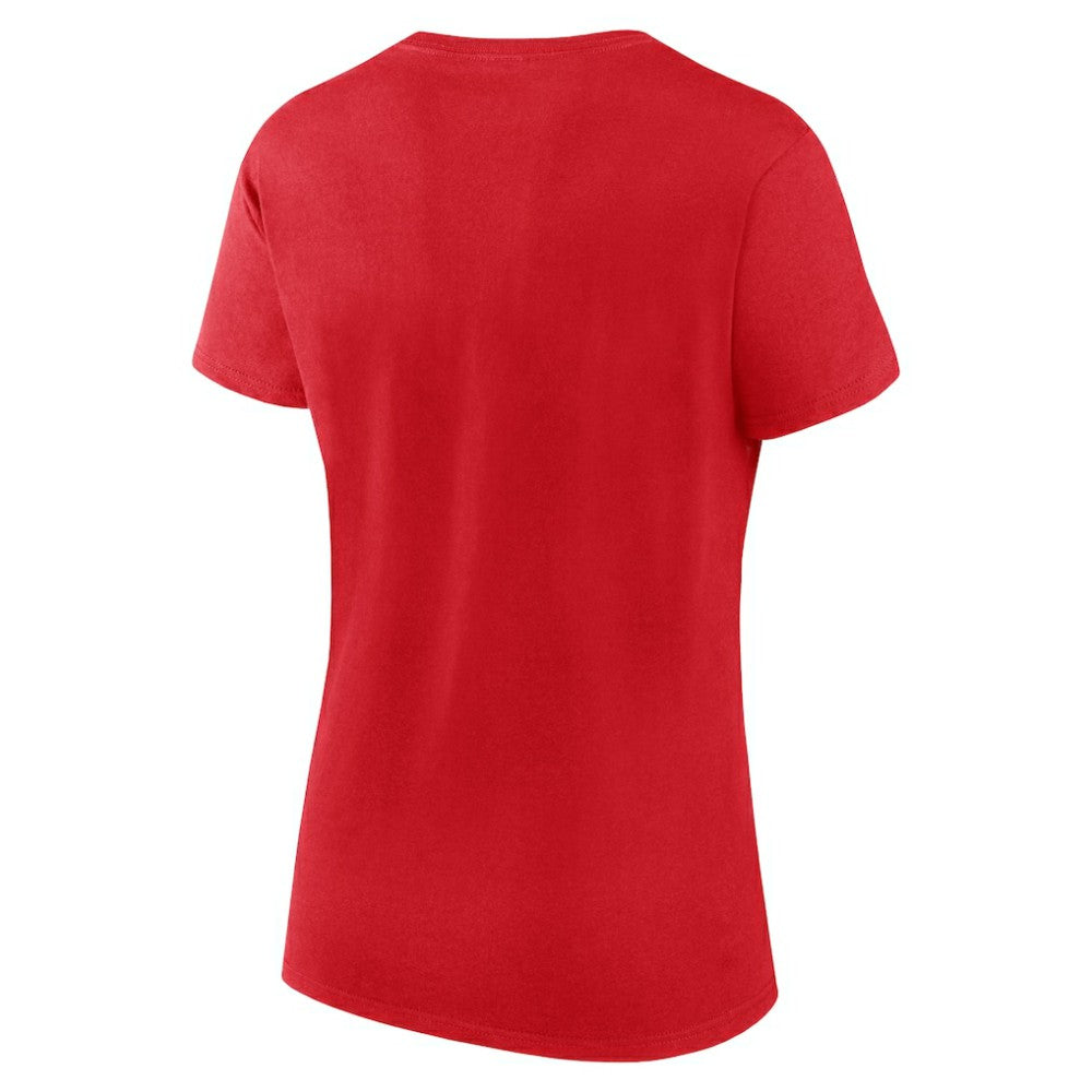 NHL Red/Heather Gray Washington Capitals Fanatics Women's Script T-Shirt & Shorts Set