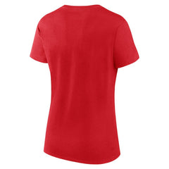 NHL Red/Heather Gray Washington Capitals Fanatics Women's Script T-Shirt & Shorts Set