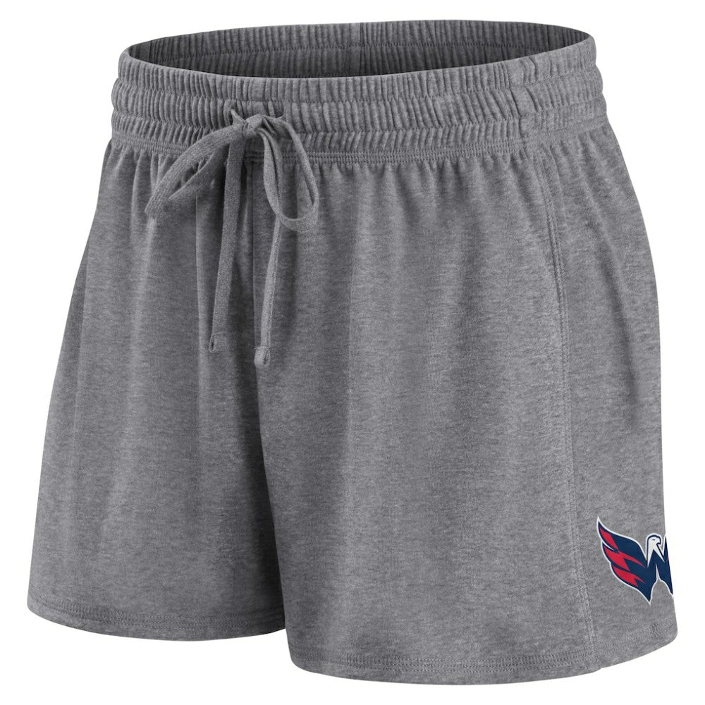 NHL Red/Heather Gray Washington Capitals Fanatics Women's Script T-Shirt & Shorts Set