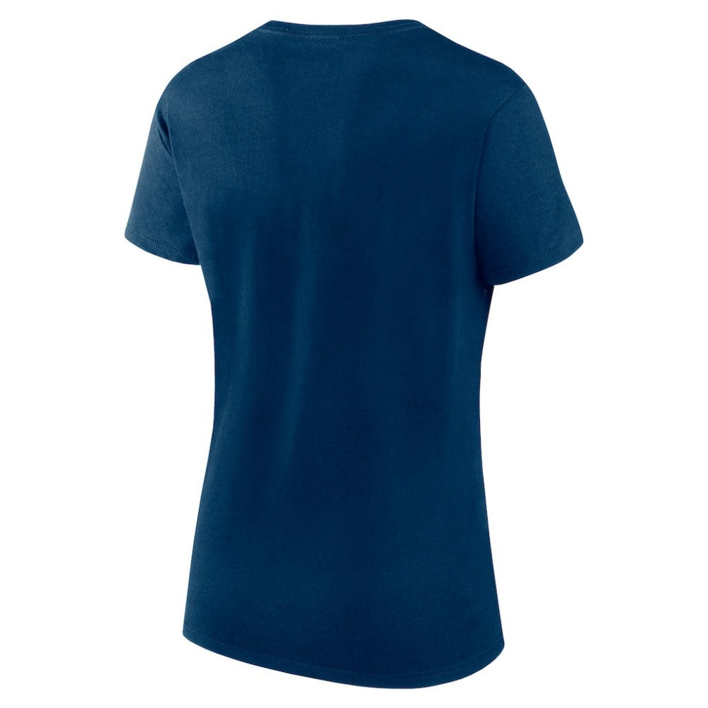 NHL Navy/Gray Seattle Kraken Fanatics Women's Script T-Shirt & Shorts Set
