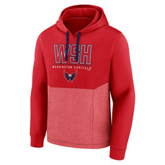 NHL Red Washington Capitals Fanatics Successful Tri-Blend Pullover Hoodie