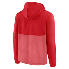 NHL Red Washington Capitals Fanatics Successful Tri-Blend Pullover Hoodie