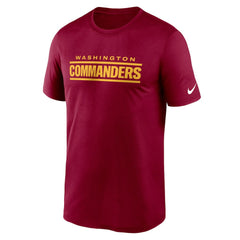 Legend Wordmark Performance T-Shirt - Washington Commanders