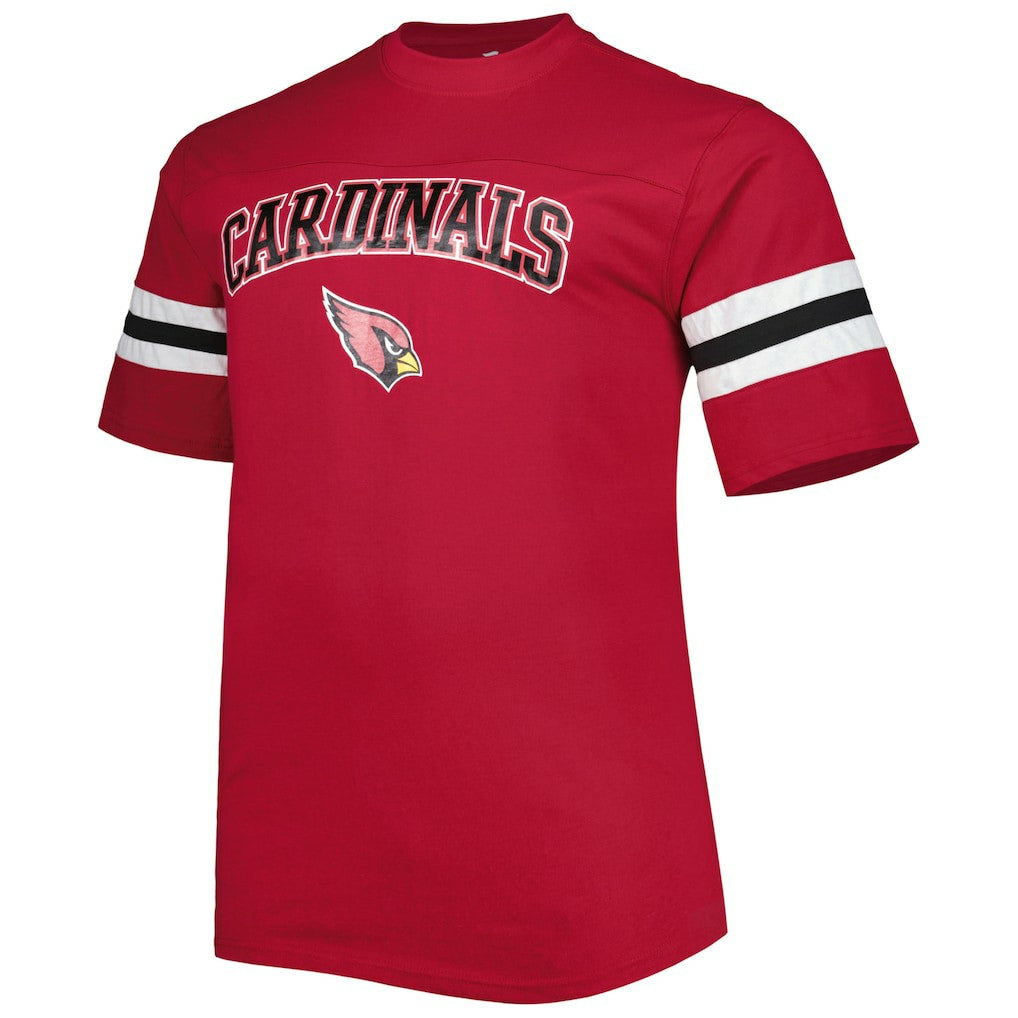Big & Tall Arm Stripe T-Shirt - Arizona Cardinals