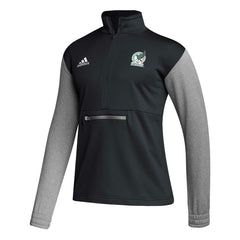 Mexico National Team Crest Long Sleeve Half-Zip Top - Adidas Black