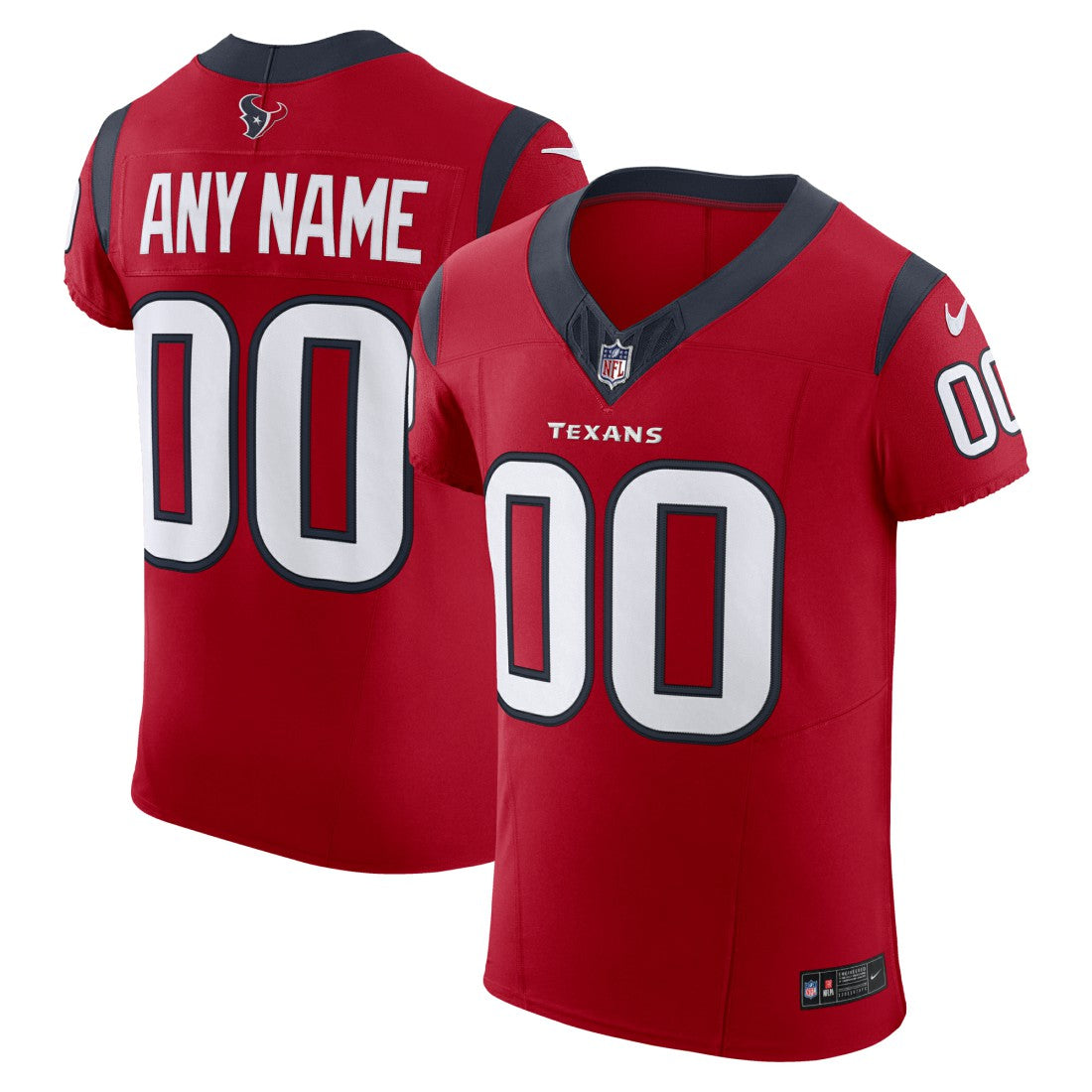 Alternate Vapor F.U.S.E. Elite Custom Jersey - Houston Texans