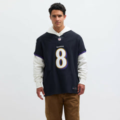 Lamar Jackson  Alternate Vapor F.U.S.E. Elite Jersey - Baltimore Ravens