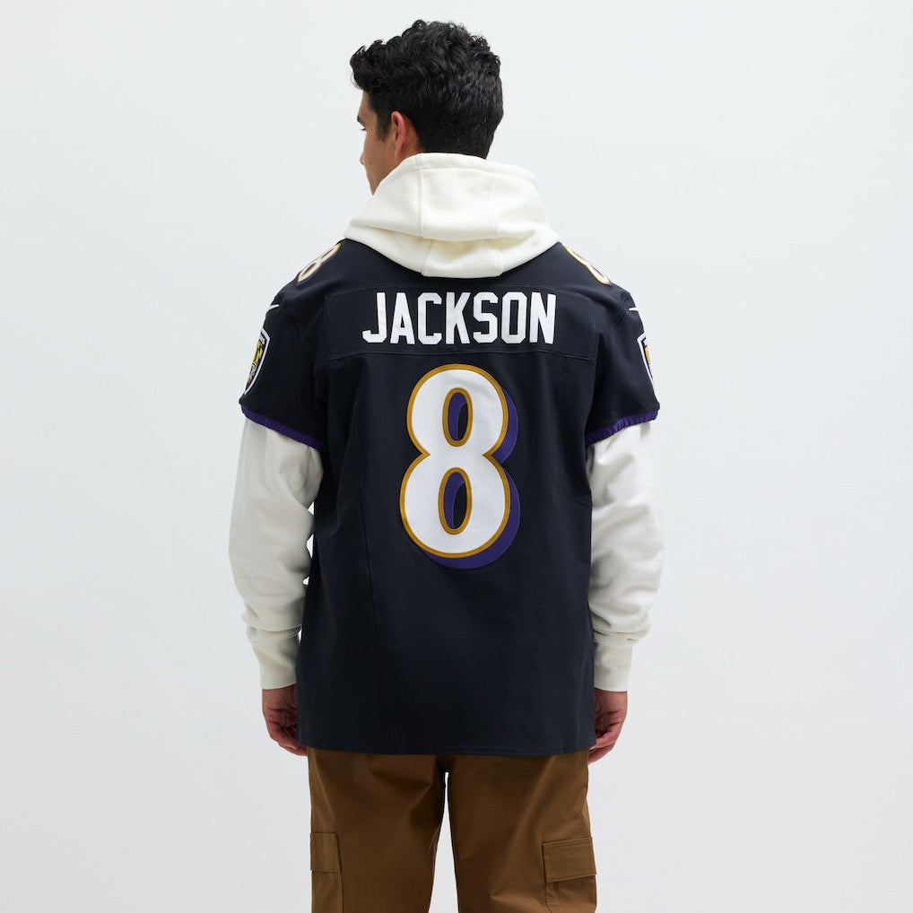 Lamar Jackson  Alternate Vapor F.U.S.E. Elite Jersey - Baltimore Ravens