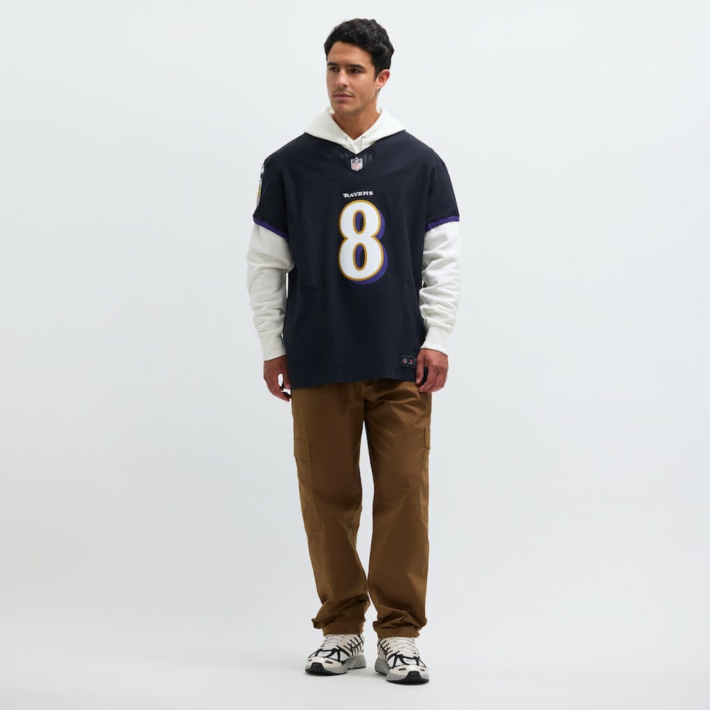 Lamar Jackson  Alternate Vapor F.U.S.E. Elite Jersey - Baltimore Ravens