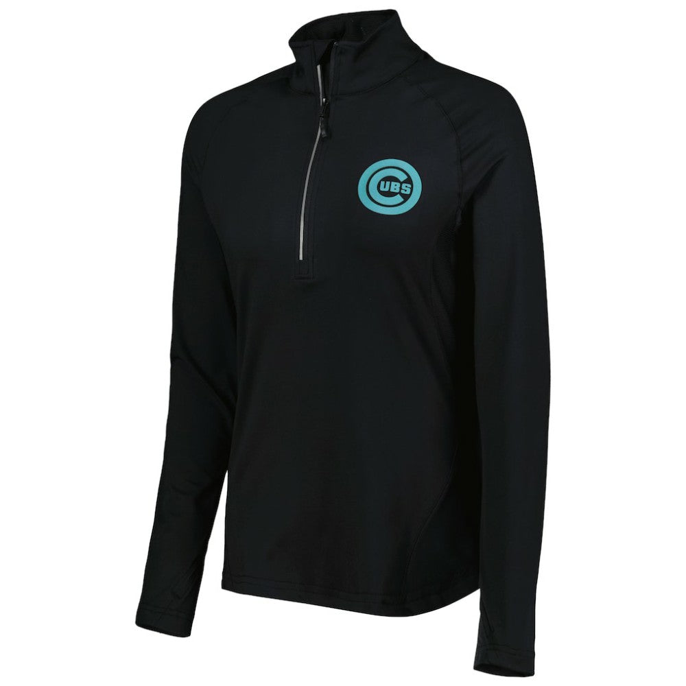 MLB Chicago Cubs Levelwear Women's Energy Quarter-Zip Jacket