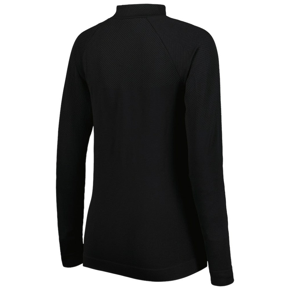 MLB Houston Astros Levelwear Women's Verse Asymmetrical Raglan Tri-Blend Quarter-Zip Jacket