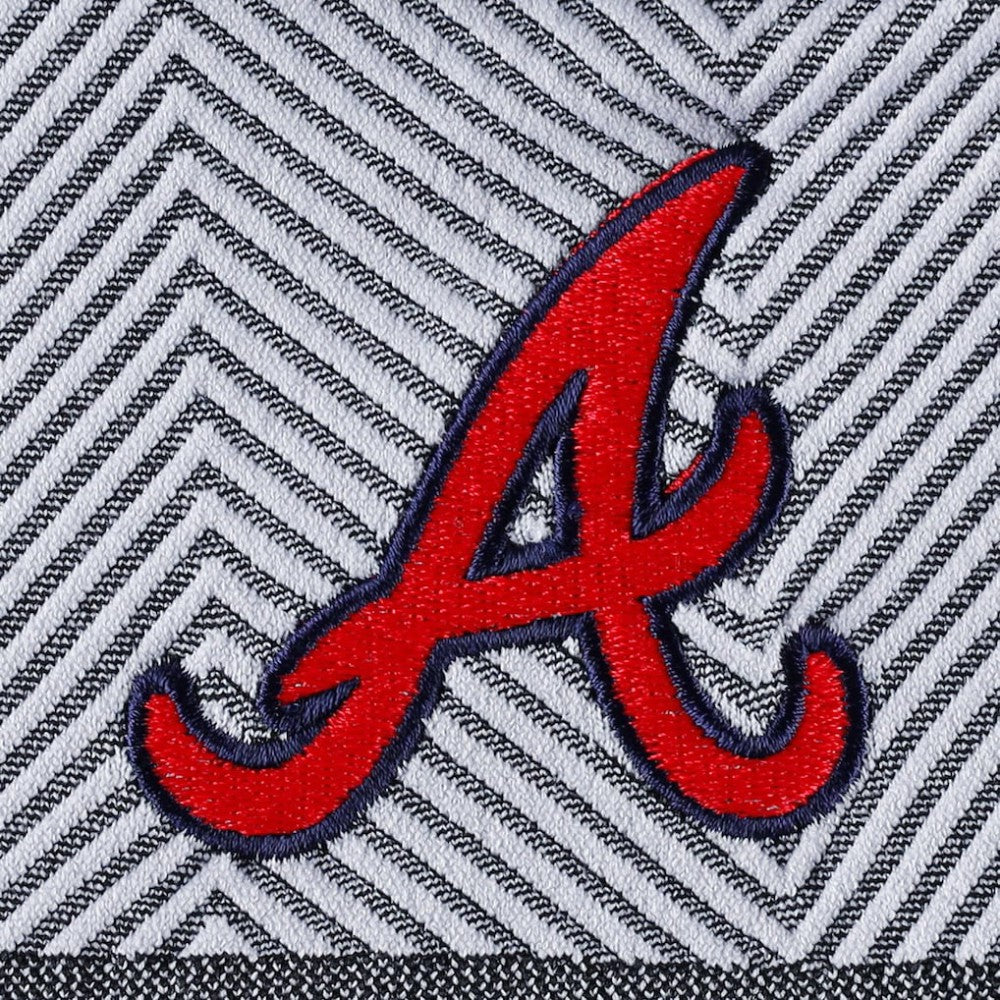 MLB Atlanta Braves Levelwear Women's Verse Asymmetrical Raglan Tri-Blend Quarter-Zip Jacket