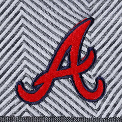 MLB Atlanta Braves Levelwear Women's Verse Asymmetrical Raglan Tri-Blend Quarter-Zip Jacket