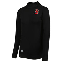 MLB Boston Red Sox Levelwear Women's Verse Asymmetrical Raglan Tri-Blend Quarter-Zip Jacket