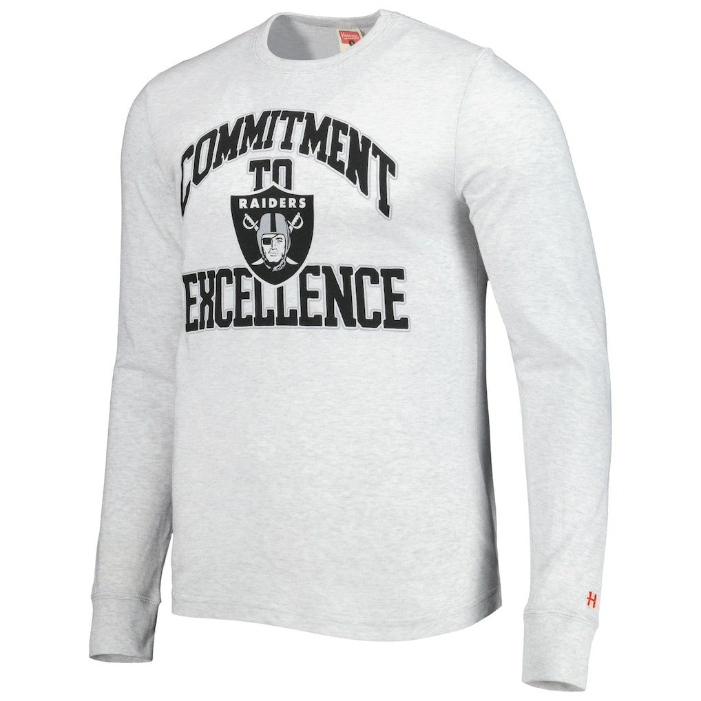 Homage Hyper Local Tri-Blend Long Sleeve T-Shirt - Las Vegas Raiders