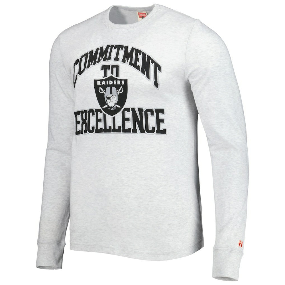 Homage Hyper Local Tri-Blend Long Sleeve T-Shirt - Las Vegas Raiders
