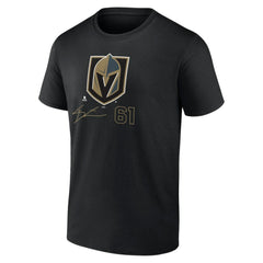 NHL Black Mark Stone Vegas Golden Knights Fanatics Name and Number T-Shirt