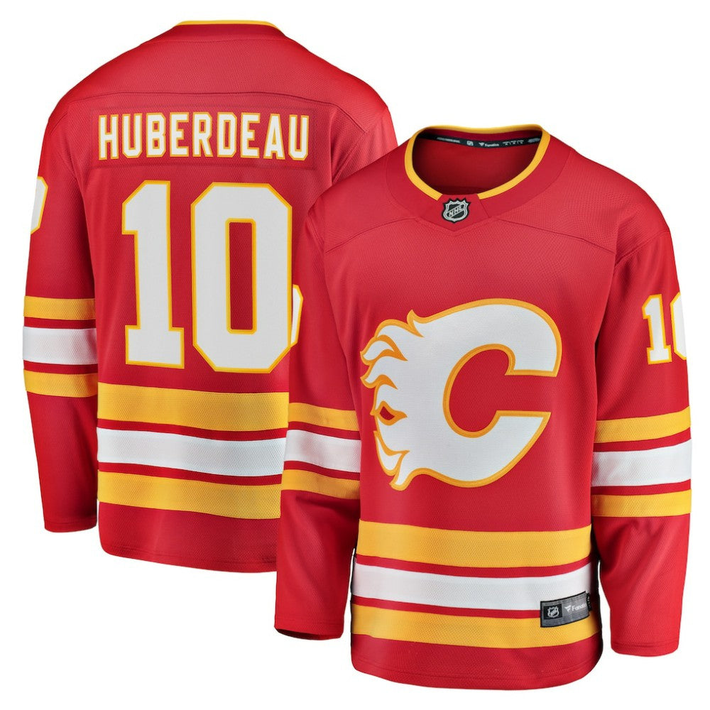 NHL Red Jonathan Huberdeau Calgary Flames Fanatics Home Breakaway Player Jersey